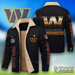 LEJ0132 - Washington Commanders Leather Jacket-Sportsify