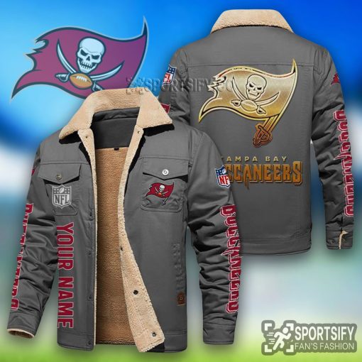 LEJ0130 - Tampa Bay Buccaneers Leather Jacket-Sportsify