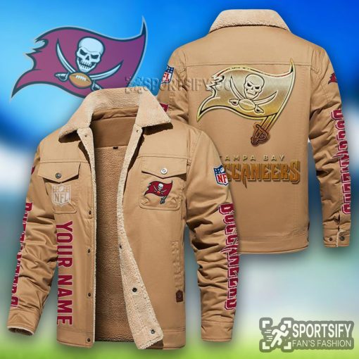 LEJ0130 - Tampa Bay Buccaneers Leather Jacket-Sportsify