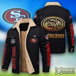 LEJ0128 - San Francisco 49ers Leather Jacket-Sportsify