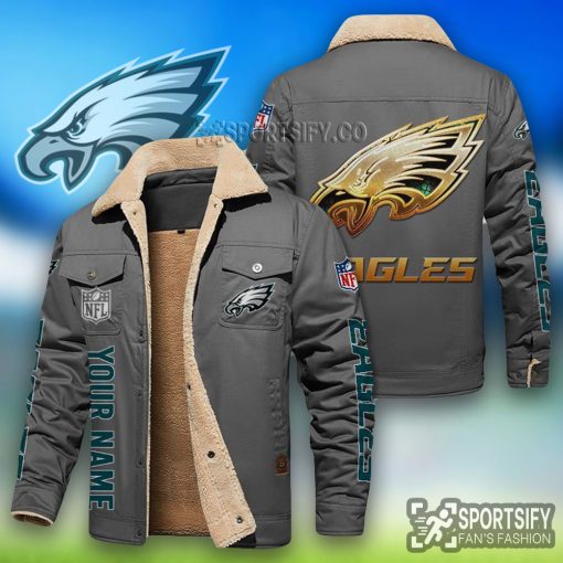 LEJ0126 - Philadelphia Eagles Leather Jacket-Sportsify