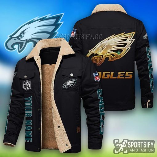 LEJ0126 - Philadelphia Eagles Leather Jacket-Sportsify