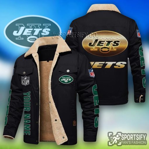 LEJ0125 - New York Jets Leather Jacket-Sportsify