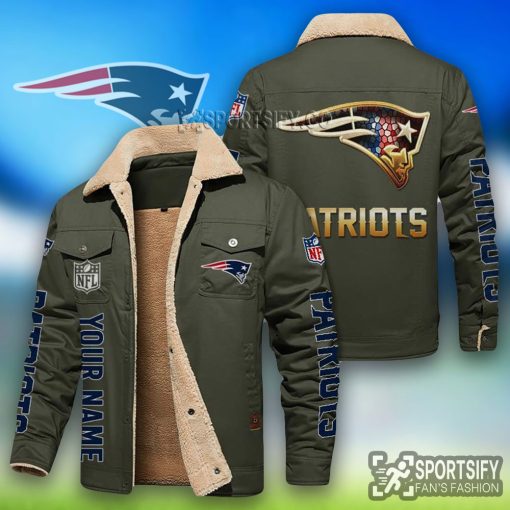 LEJ0122 - New England Patriots Leather Jacket-Sportsify