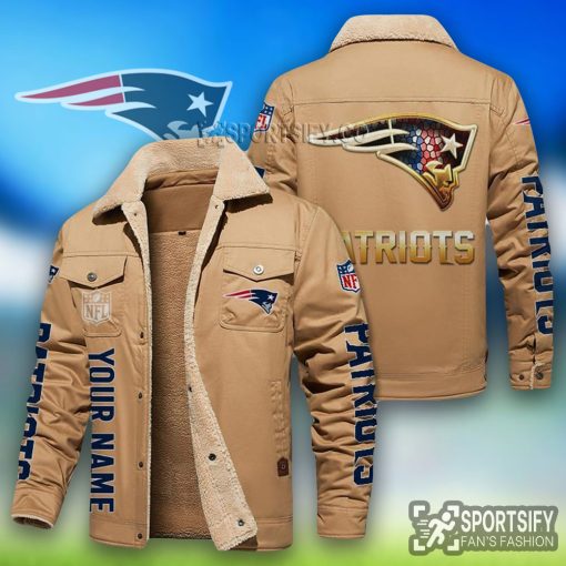 LEJ0122 - New England Patriots Leather Jacket-Sportsify