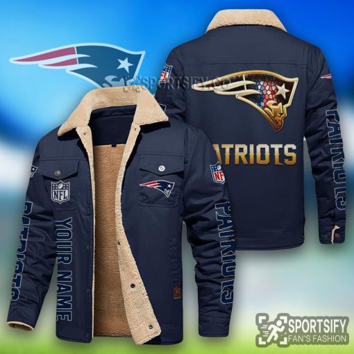 LEJ0122 - New England Patriots Leather Jacket-Sportsify