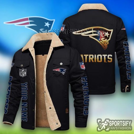 LEJ0122 - New England Patriots Leather Jacket-Sportsify