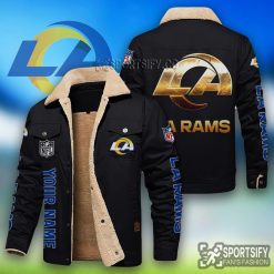 LEJ0119 - Los Angeles Rams Leather Jacket-Sportsify