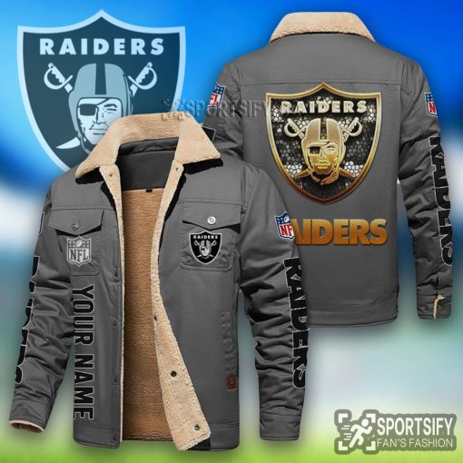 LEJ0117 - Las Vegas Raiders Leather Jacket-Sportsify