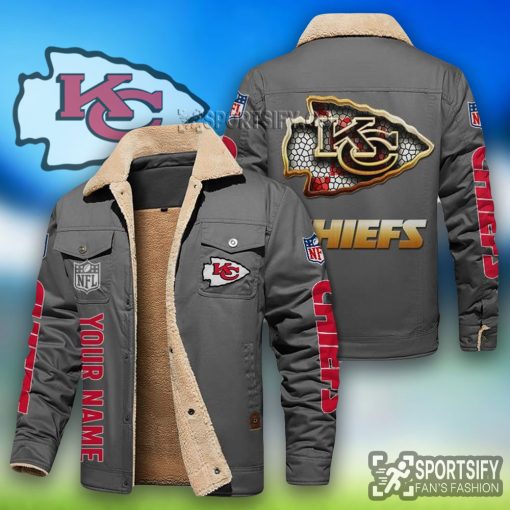 LEJ0116 - Kansas City Chiefs Leather Jacket-Sportsify