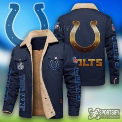 LEJ0114 - Indianapolis Colts Leather Jacket-Sportsify