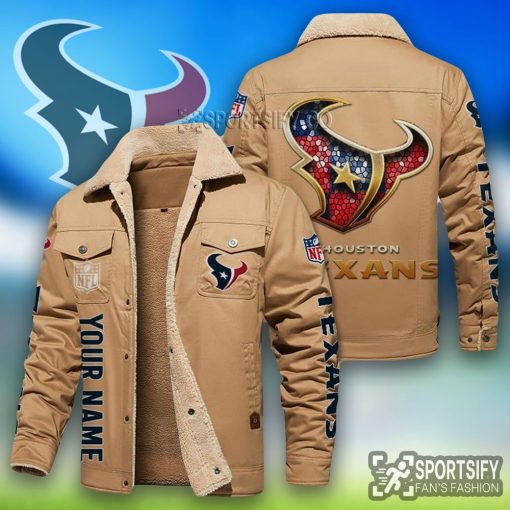 LEJ0113 - Houston Texans Leather Jacket-Sportsify