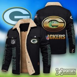 LEJ0112 - Green Bay Packers Leather Jacket-Sportsify