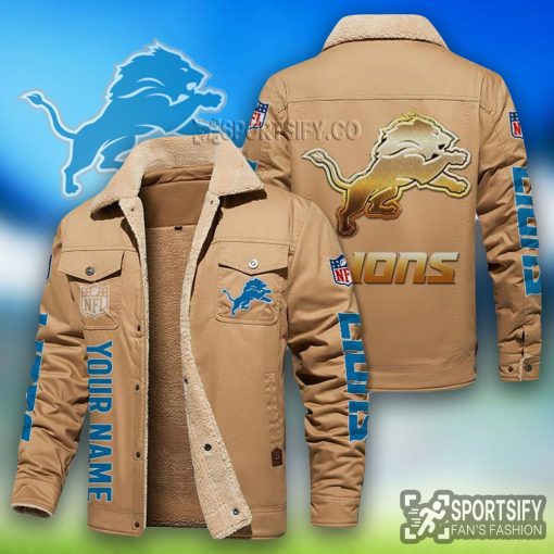 LEJ0111 - Detroit Lions Leather Jacket-Sportsify