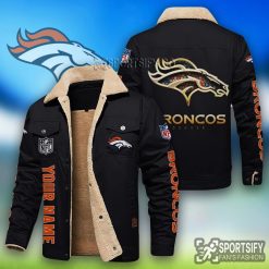 LEJ0110 - Denver Broncos Leather Jacket-Sportsify