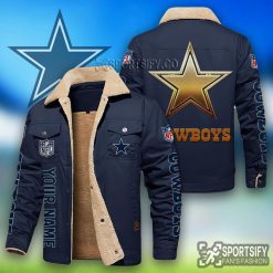 LEJ0109 - Dallas Cowboys Leather Jacket-Sportsify