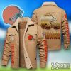 LEJ0108 - Cleveland Browns Leather Jacket-Sportsify