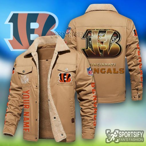 LEJ0107 - Cincinnati Bengals Leather Jacket-Sportsify