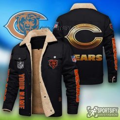 LEJ0106 - Chicago Bears Leather Jacket-Sportsify