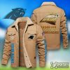 LEJ0105 - Carolina Panthers Leather Jacket-Sportsify