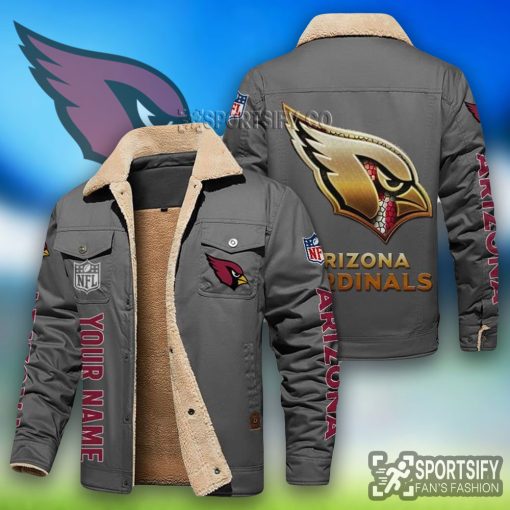 LEJ0101 - Arizona Cardinals Leather Jacket-Sportsify