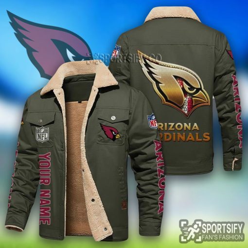 LEJ0101 - Arizona Cardinals Leather Jacket-Sportsify