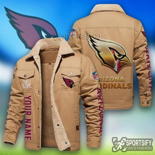 LEJ0101 - Arizona Cardinals Leather Jacket-Sportsify