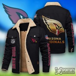 LEJ0101 - Arizona Cardinals Leather Jacket-Sportsify