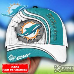 HAT0220 - Custom Miami Dolphins Hat-Sportsify