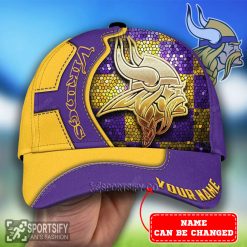 HAT0122 - Custom Minnesota Vikings Hat-Sportsify