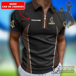 ZPP02126 - Custom Wyoming Cowboys Zipper Polo-Sportsify.co