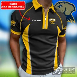 ZPP02115 - Custom Umbc Retrievers Zipper Polo-Sportsify.co