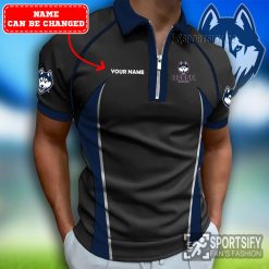 ZPP02113 - Custom UConn Huskies Zipper Polo-Sportsify.co