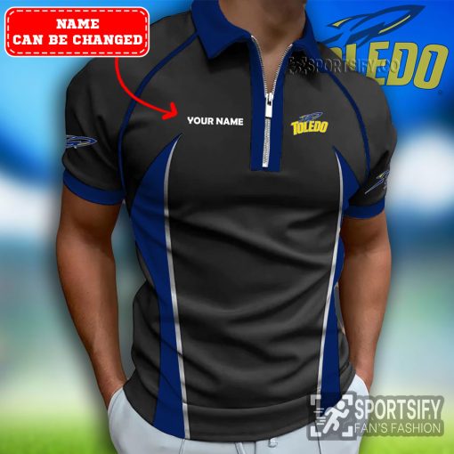 ZPP02107 - Custom Toledo Rockets Zipper Polo-Sportsify.co