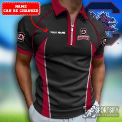 ZPP02094 - Custom South Carolina Gamecocks Zipper Polo-Sportsify.co