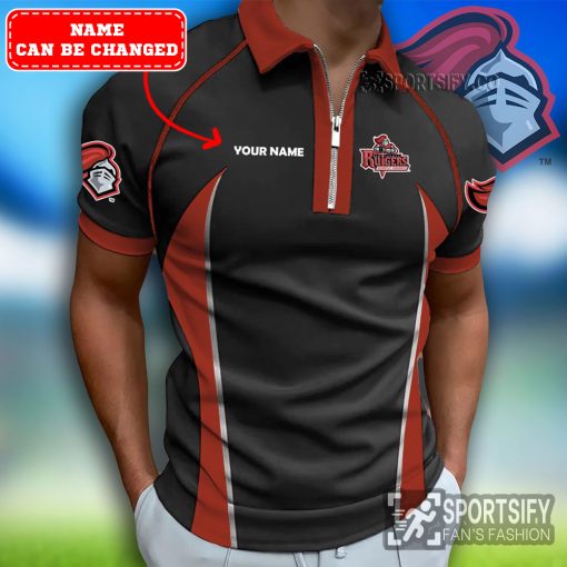 ZPP02090 - Custom Rutgers Scarlet Knights Zipper Polo-Sportsify.co