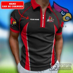 ZPP02058 - Custom Louisville Cardinals Zipper Polo-Sportsify.co