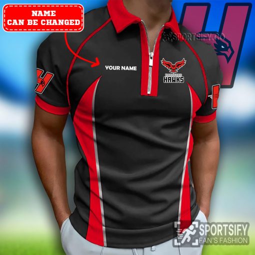 ZPP02040 - Custom Hartford Hawks Zipper Polo-Sportsify.co