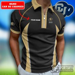 ZPP02022 - Custom Colorado Buffaloes Zipper Polo-Sportsify.co