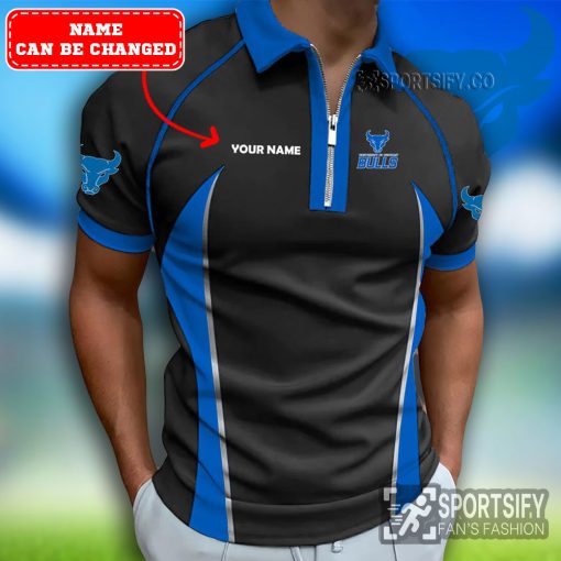 ZPP02013 - Custom Buffalo Bulls Zipper Polo-Sportsify.co