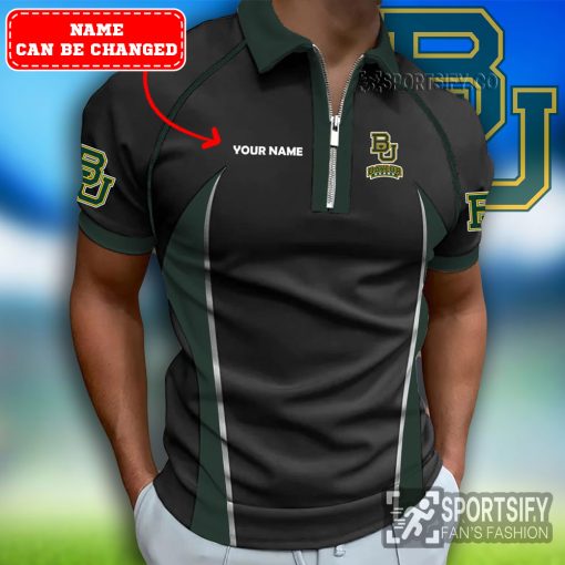 ZPP02009 - Custom Baylor Bears Zipper Polo-Sportsify.co