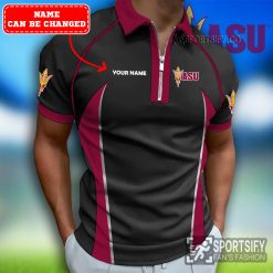 ZPP02004 - Custom Arizona State Sun Devils Zipper Polo-Sportsify.co