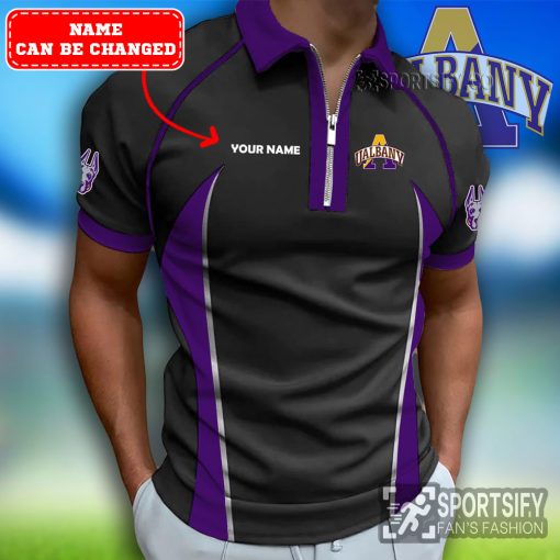 ZPP02003 - Custom Albany Great Danes Zipper Polo-Sportsify.co