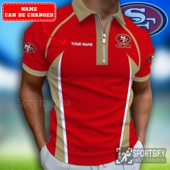 ZPP0118 - Custom San Francisco 49ers Zipper Polo