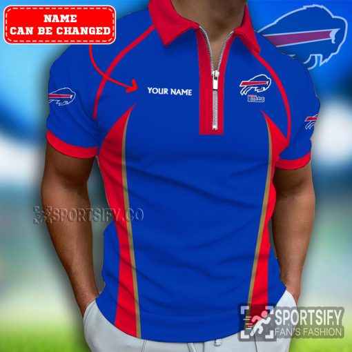 ZPP0102 - Custom Buffalo Bills Zipper Polo