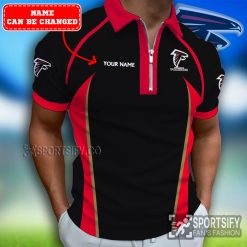 ZPP0101 - Custom Atlanta Falcons Zipper Polo