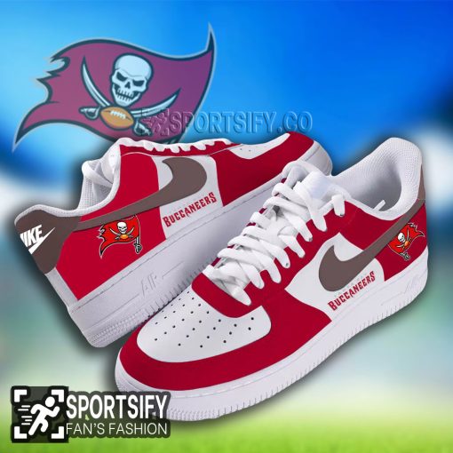 AFS0130 - Tampa Bay Buccaneers Air Force 1 Low Top Shoes