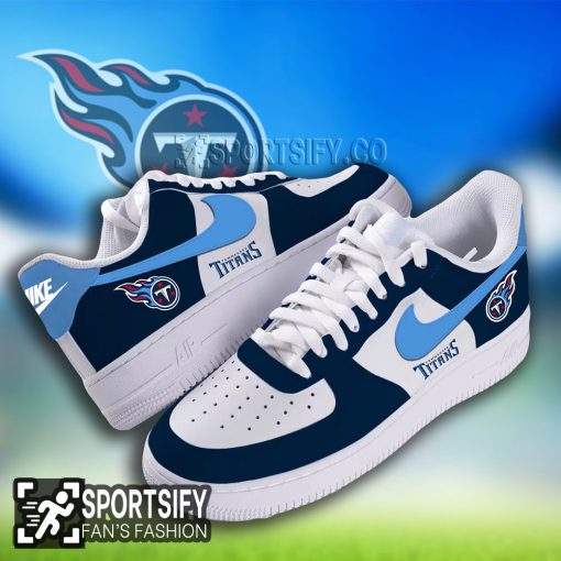 AFS0131 - Tennessee Titans Air Force 1 Low Top Shoes