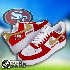 AFS0128 - San Francisco 49ers Air Force 1 Low Top Shoes