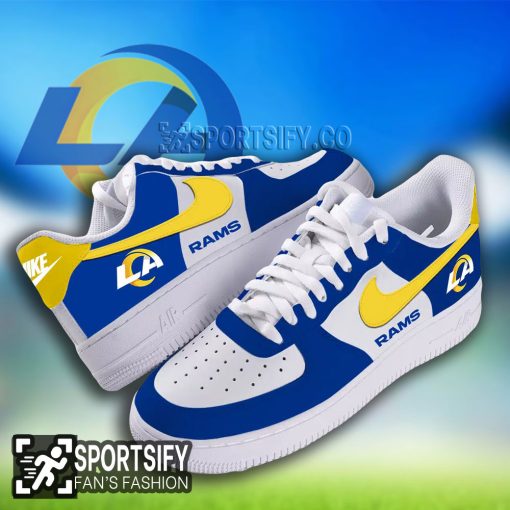 AFS0118 - Los Angeles Rams Air Force 1 Low Top Shoes